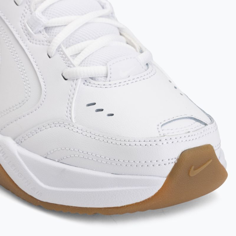 Herren Trainingsschuhe Nike Air Monarch IV white/indigo storm/gum light brown/white 7