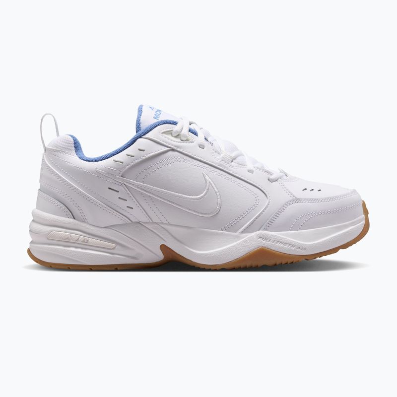 Herren Trainingsschuhe Nike Air Monarch IV white/indigo storm/gum light brown/white