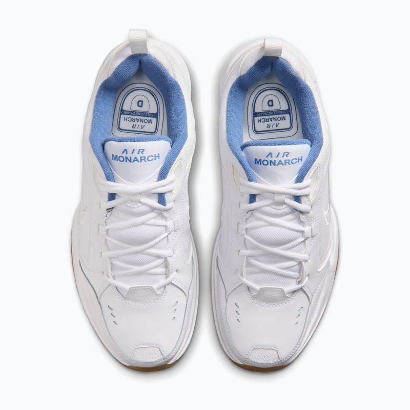Herren Trainingsschuhe Nike Air Monarch IV white/indigo storm/gum light brown/white 4