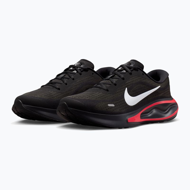 Herren-Laufschuhe Nike Journey Run black/dark smoke grey/red orbit/white 3