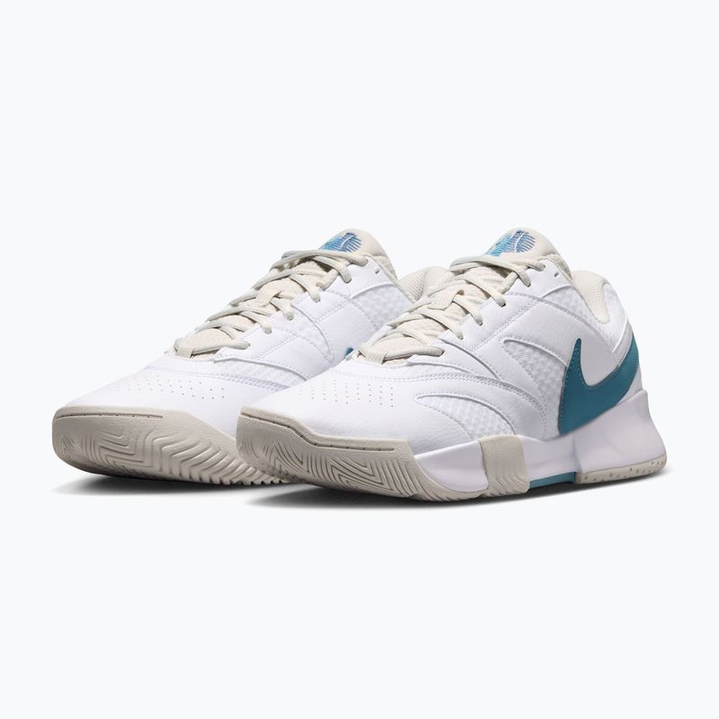 Herren-Tennisschuhe Nike Court Lite 4 White/Light Bone/New Slate/Smokey Blue 3