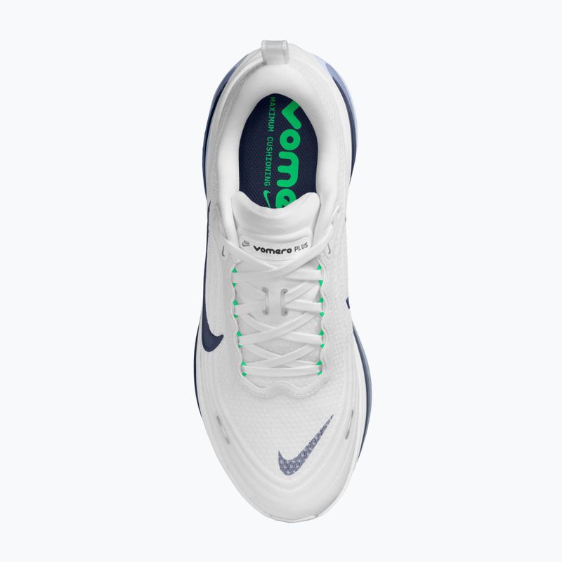 Herren-Laufschuhe Nike Vomero Plus white/green spark/midnight navy 4