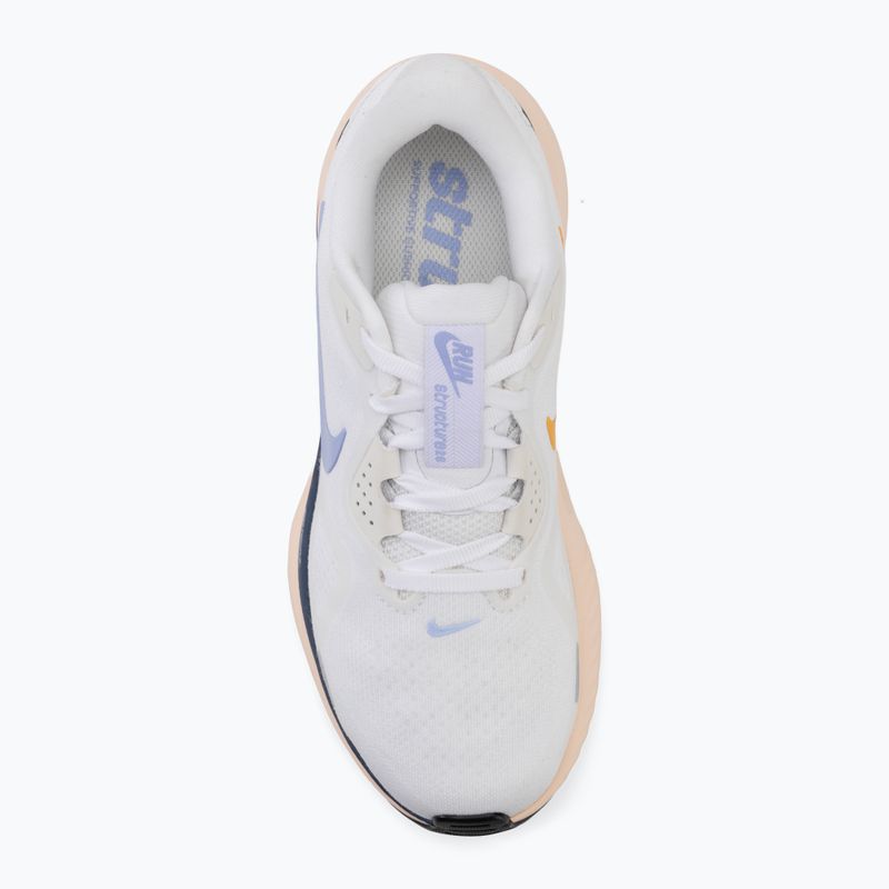 Laufschuhe für Damen Nike Structure 26 white/mystic navy/sundial/aluminum 5