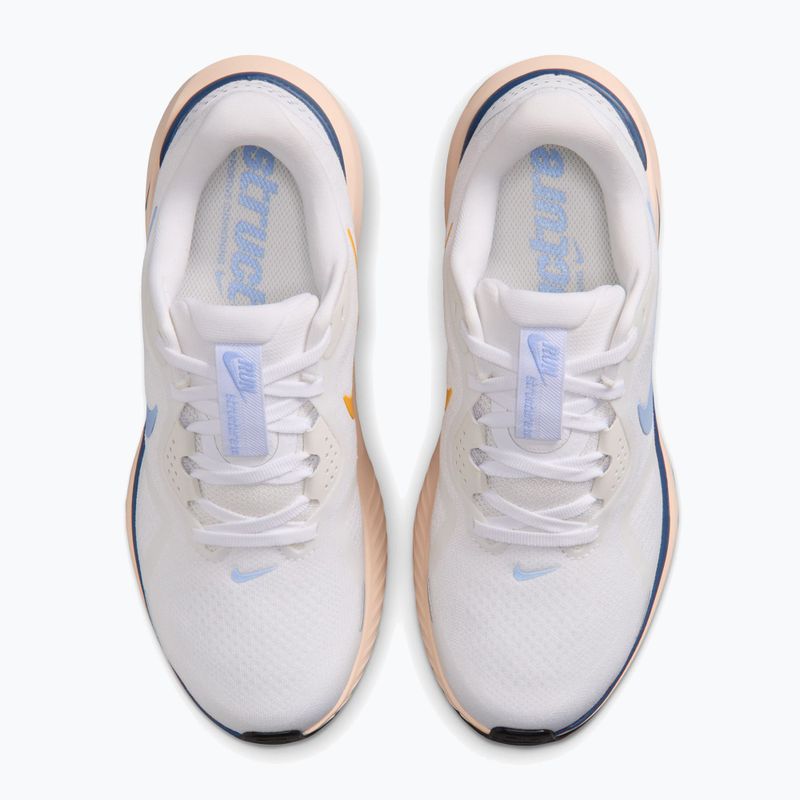 Laufschuhe für Damen Nike Structure 26 white/mystic navy/sundial/aluminum 5