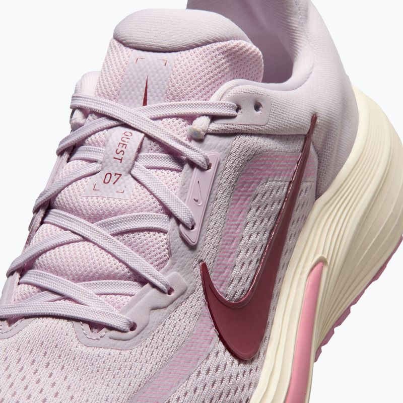 Laufschuhe für Damen Nike Quest 7 bleached lilac/sail/pink rise/pink smoke 7