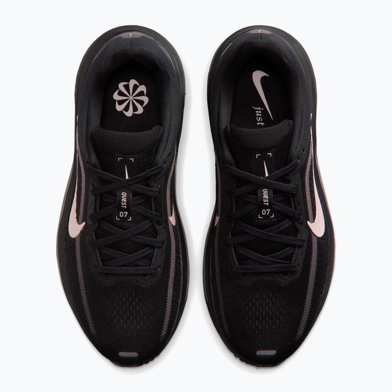 Laufschuhe für Damen Nike Quest 7 black/taupe haze/silt red 5