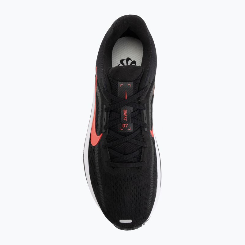 Herren-Laufschuhe Nike Quest 7 black/white/anthracite/red orbit 5