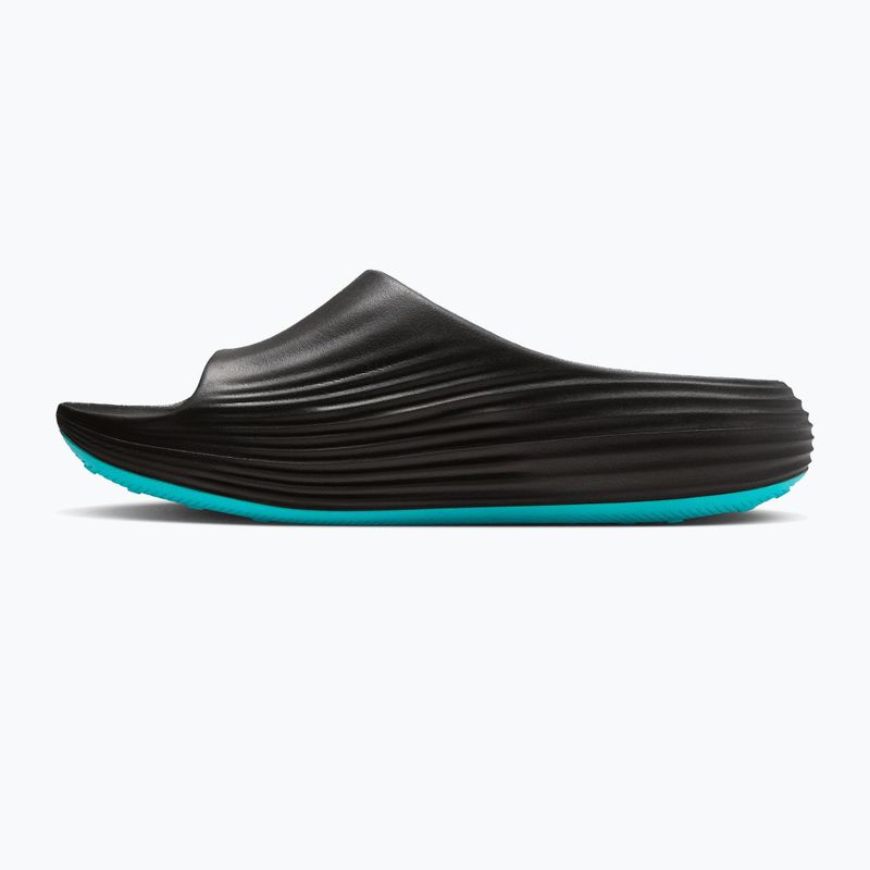 Herren-Badelatschen Nike ReactX Rejuven8 black/gamma blue/metallic silver 2