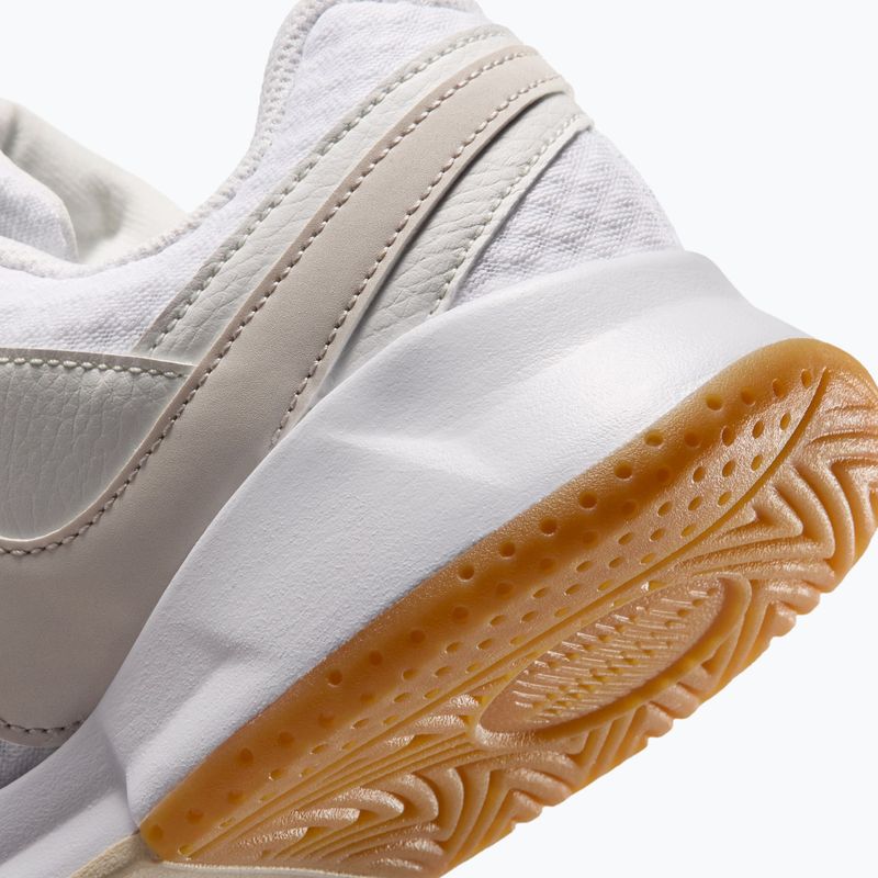 Damen Tennisschuhe Nike Court Lite 4 White/Summit White/Linen/Light Orewood Brown 8