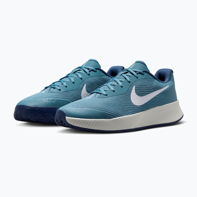 Herren-Tennisschuhe Nike Vapor Lite 3 Clay smokey blue/light bone/new slate/white 3