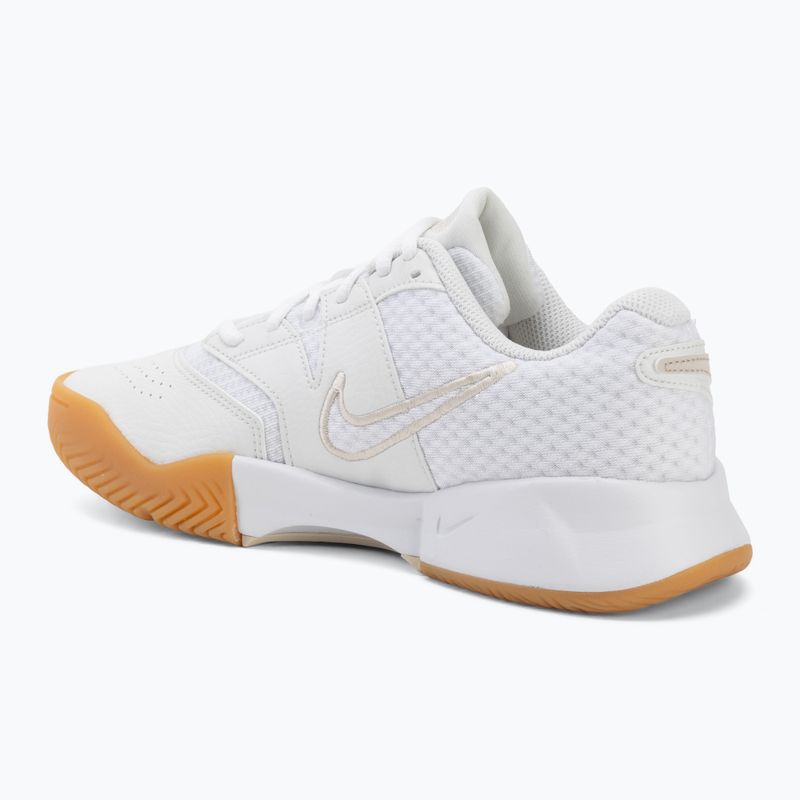 Damen Tennisschuhe Nike Court Lite 4 White/Summit White/Linen/Light Orewood Brown 3