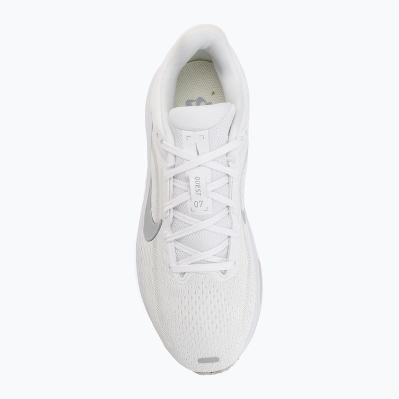 Laufschuhe für Damen Nike Quest 7 white/vast grey/vast grey/wolf grey 5