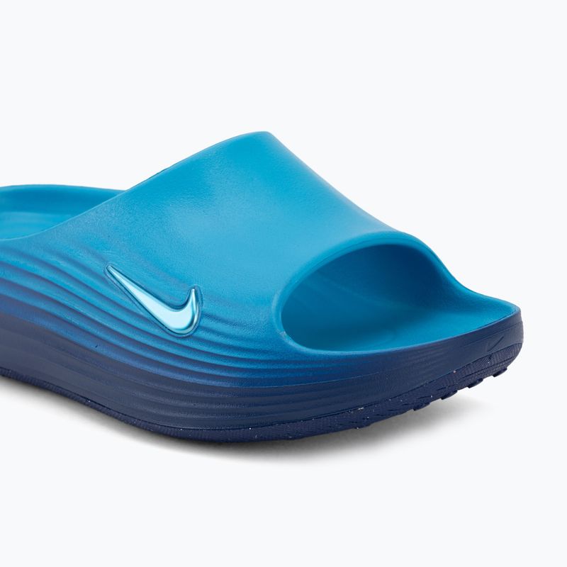 Herren-Badelatschen Nike ReactX Rejuven8 light current blue/light current blue 7