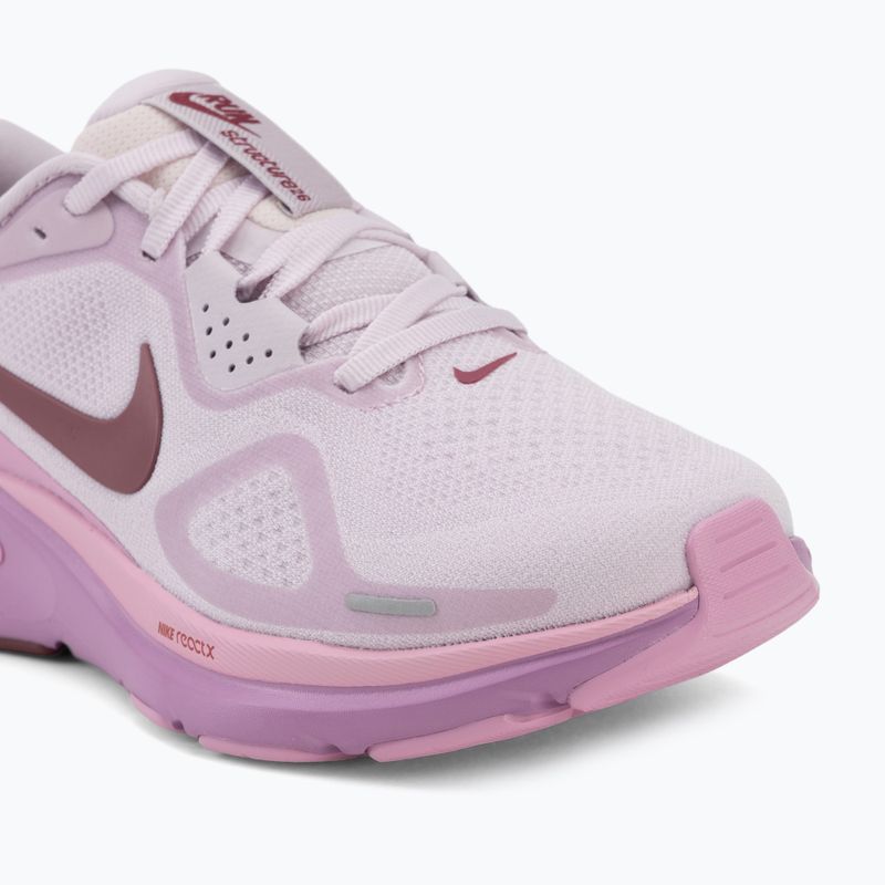 Laufschuhe für Damen Nike Structure 26 bleached lilac/pink rise/pink smoke 7