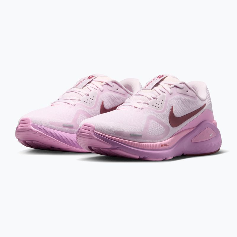 Laufschuhe für Damen Nike Structure 26 bleached lilac/pink rise/pink smoke 3