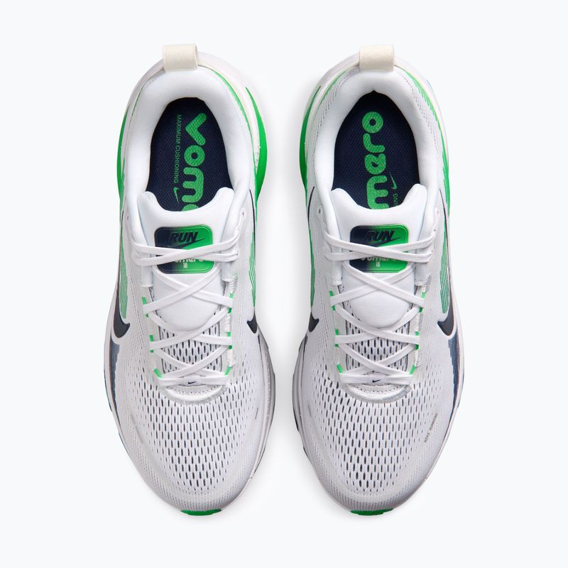 Herren-Laufschuhe Nike Vomero 18 white/green spark/midnight navy 5