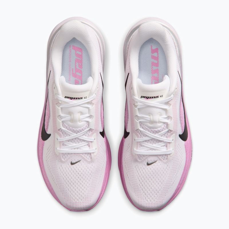 Laufschuhe für Damen Nike Pegasus 42 white/light magenta/bleached lilac/black 5