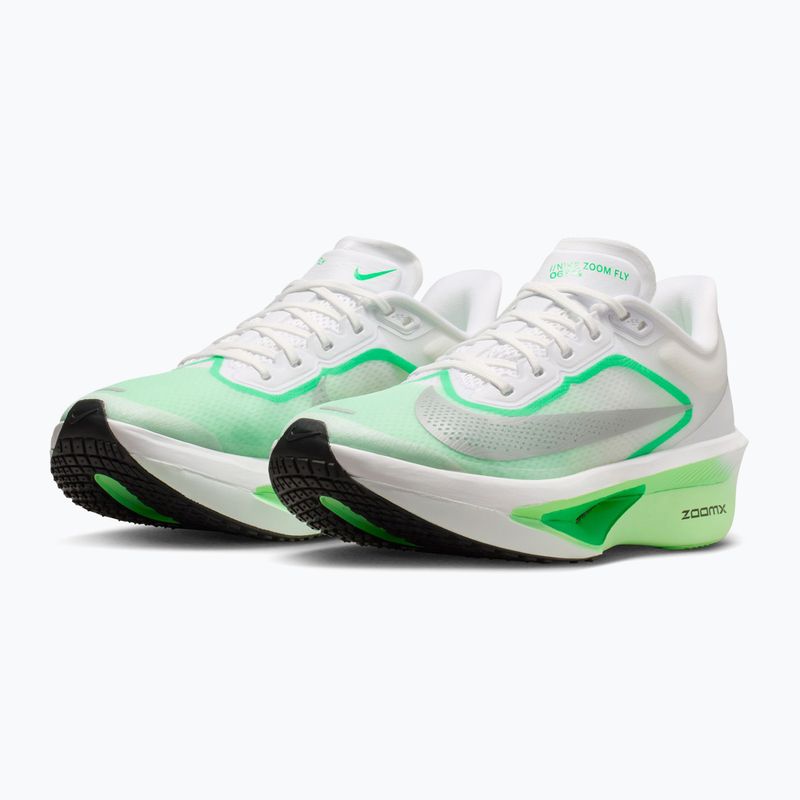 Laufschuhe für Damen Nike Zoom Fly 6 white/illusion green/metallic silver 3