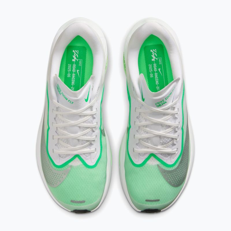 Laufschuhe für Damen Nike Zoom Fly 6 white/illusion green/metallic silver 5