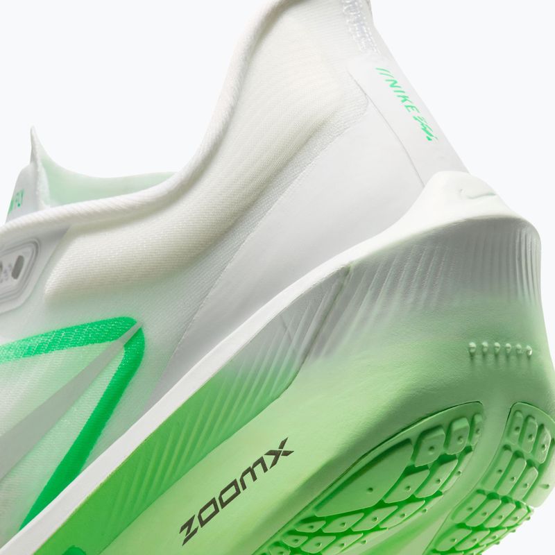 Laufschuhe für Damen Nike Zoom Fly 6 white/illusion green/metallic silver 8
