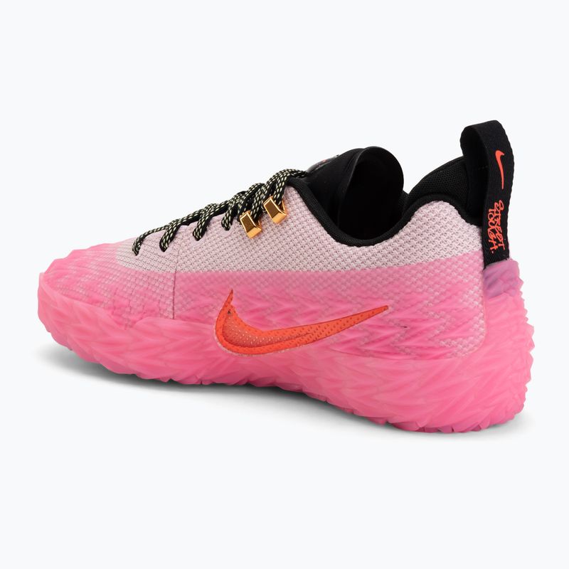 Herren-Basketballschuhe Nike S.T. Charge pink foam/pink spell/soft yellow 3