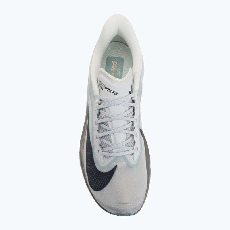Herren-Laufschuhe Nike Zoom Fly 6 pure platinum/grey fog/dark obsidian 5