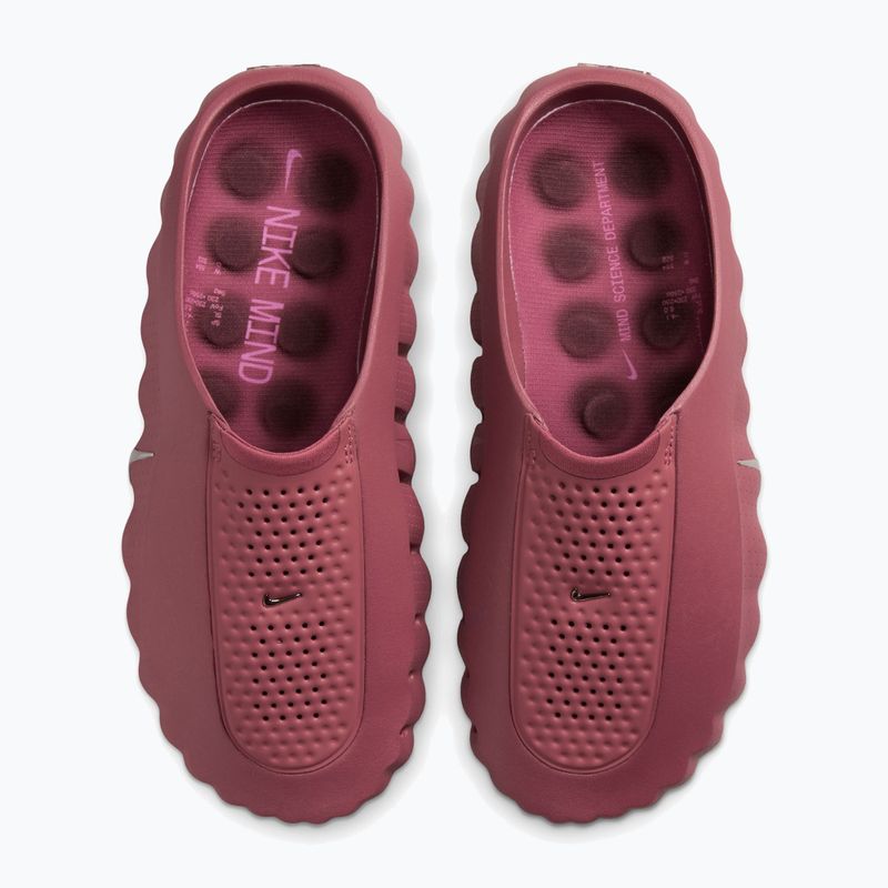 Damenbadelatschen Nike Mind 001 Pink smoke/mystic dates/metallic silver 4