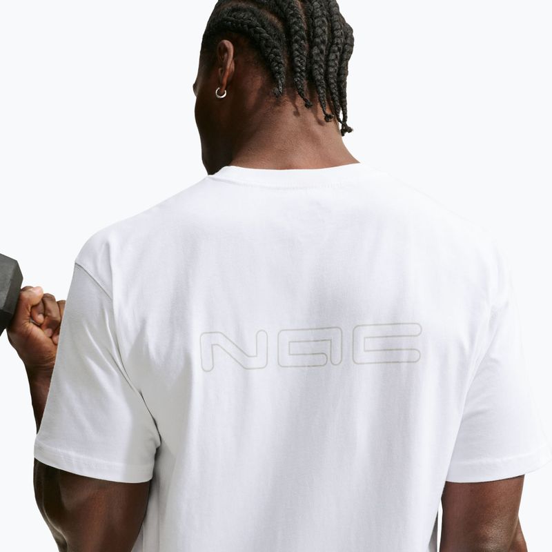 Trainings-T-Shirt Herren Nike N.A.C. white/ight smoke grey 4