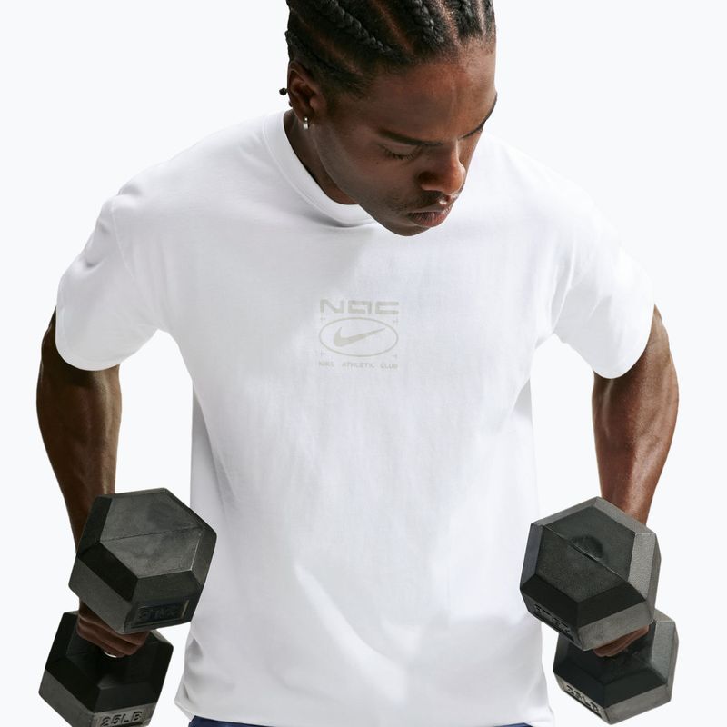 Trainings-T-Shirt Herren Nike N.A.C. white/ight smoke grey 5