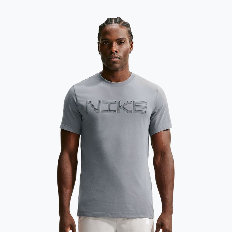 Trainings-T-Shirt Herren Nike Dri-FIT Training T-Shirt smoke grey/black