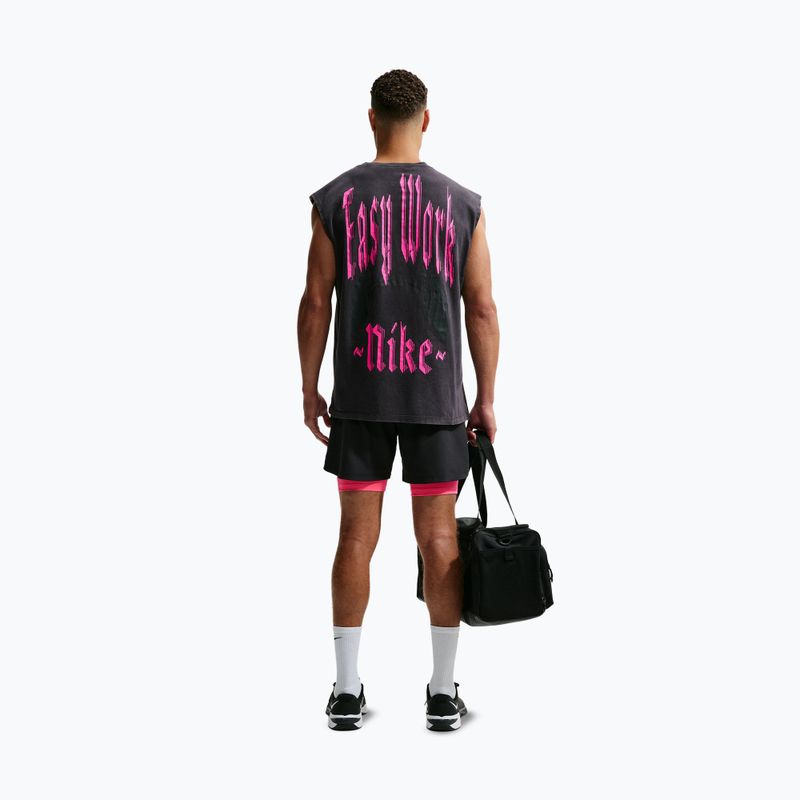 Trainings-T-Shirt Herren Nike Sleeveless T-Shirt black/hyper pink 2