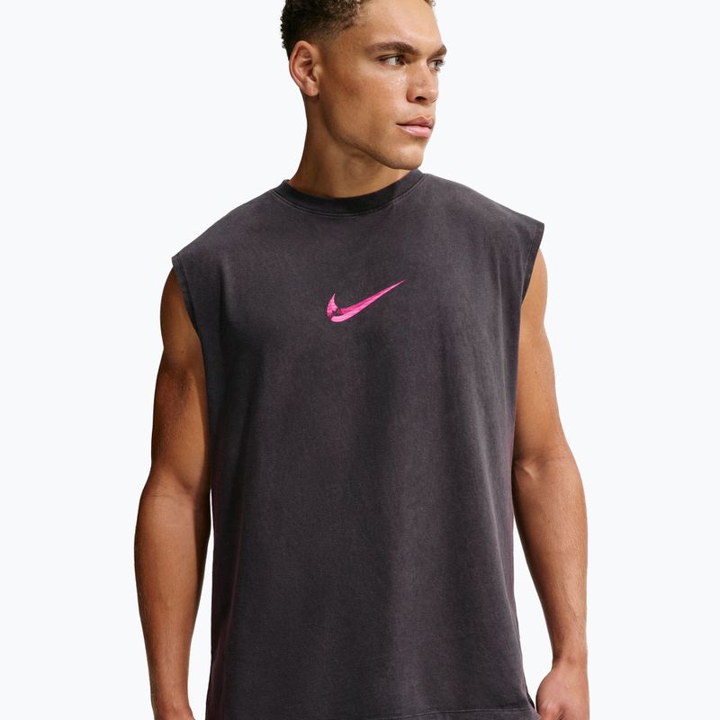 Trainings-T-Shirt Herren Nike Sleeveless T-Shirt black/hyper pink 3