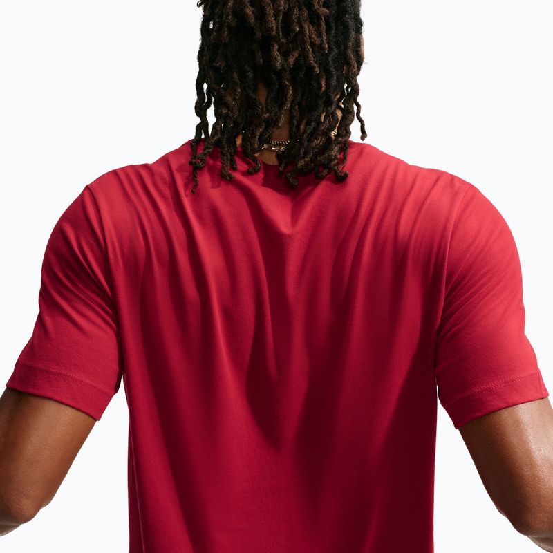 Trainings-T-Shirt Herren Nike Dri-FIT tough red/white 6
