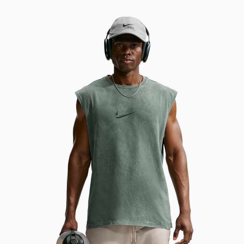 Trainings-T-Shirt Herren Nike Sleeveless T-Shirt camo green/light army