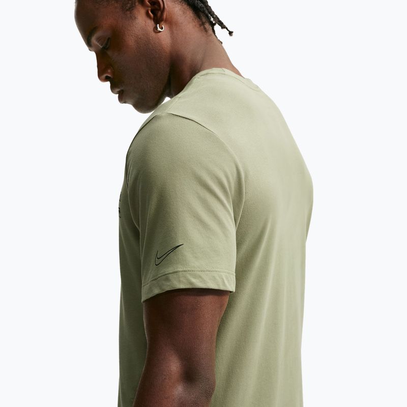 Trainings-T-Shirt Herren Nike Dri-FIT Training T-Shirt dusty olive/black 4