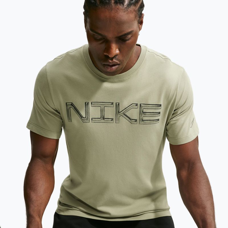 Trainings-T-Shirt Herren Nike Dri-FIT Training T-Shirt dusty olive/black 5