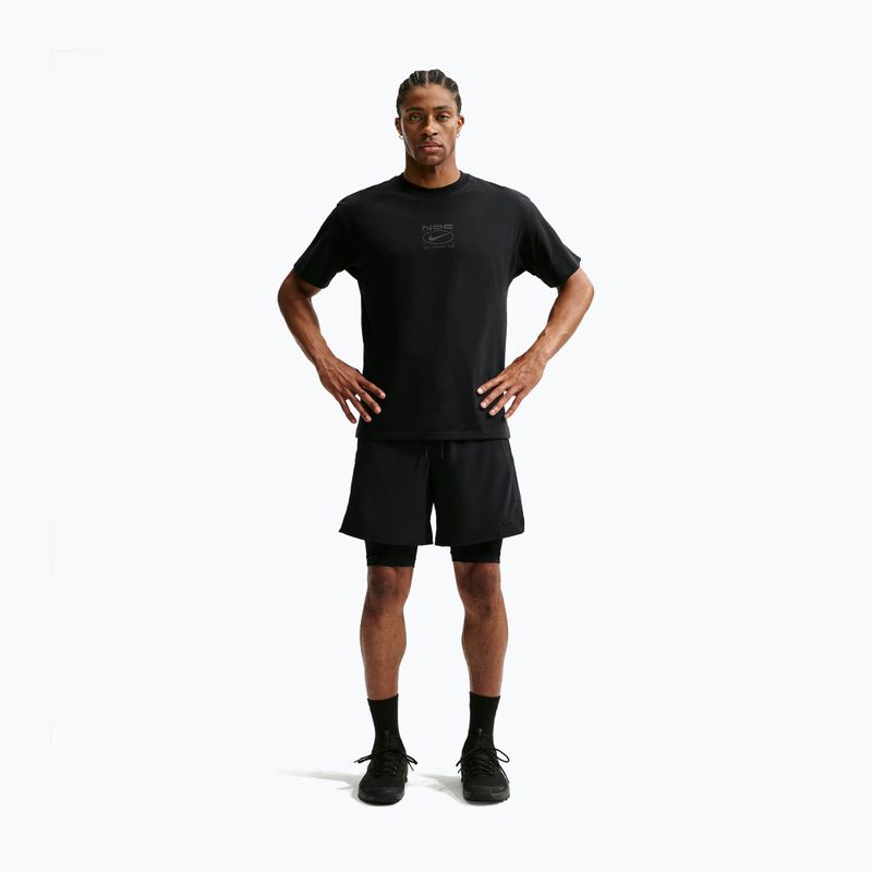 Trainings-T-Shirt Herren Nike N.A.C. black/black 7