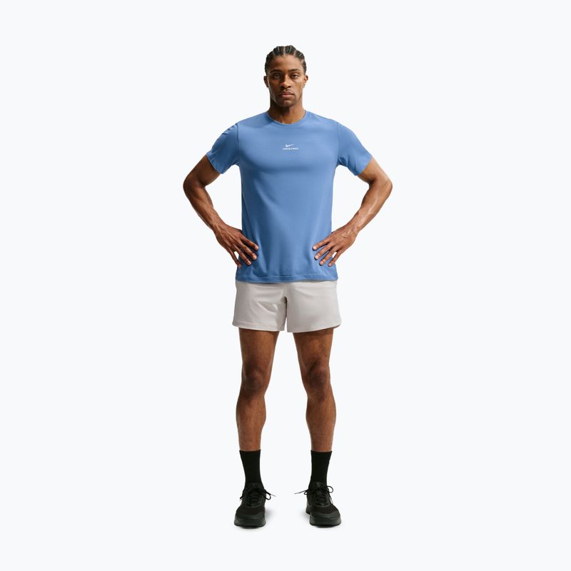 Trainings-T-Shirt Herren Nike Pro indigo storm/white 2