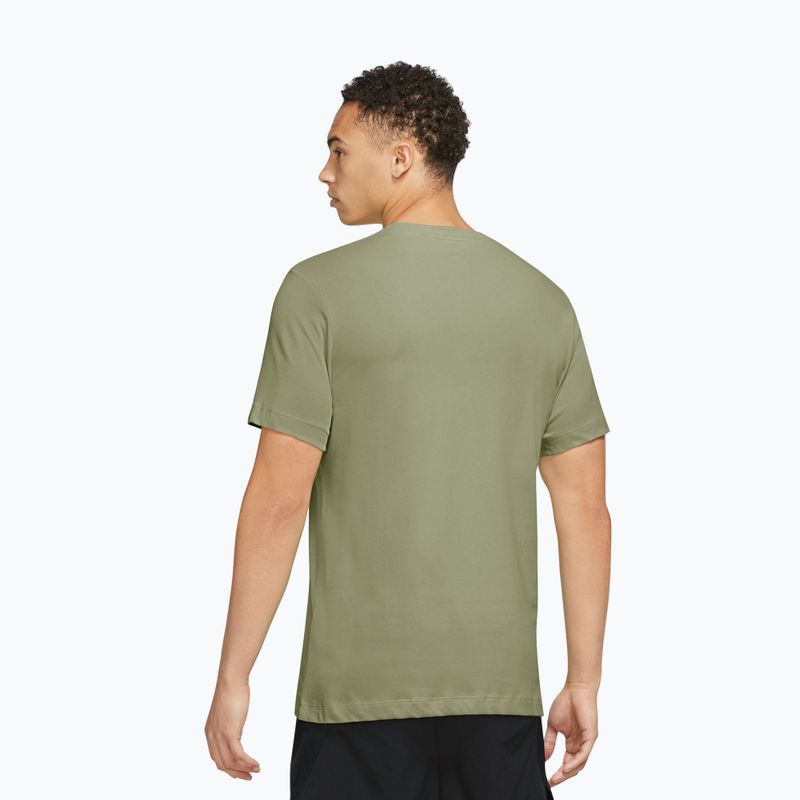 Trainings-T-Shirt Herren Nike Dri-FIT dusty olive/black 2