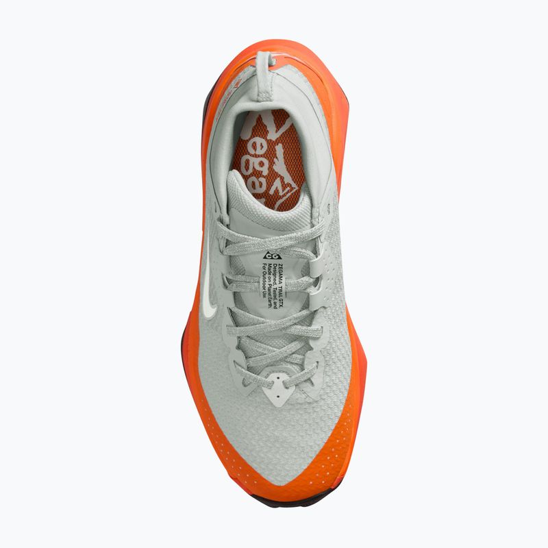 Herren-Laufschuhe Nike ACG Zegama Trail GORE-TEX light silver/safety orange/summit white 4