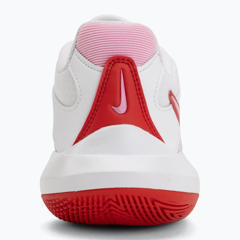 Volleyballschuhe Nike Zoom Hyperspeed Court 2 white/pink rise/university red 6