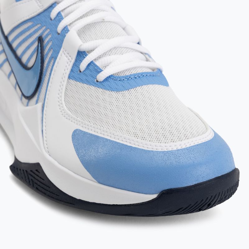 Volleyballschuhe Nike Zoom Hyperspeed Court 2 white/valor blue/midnight navy 7