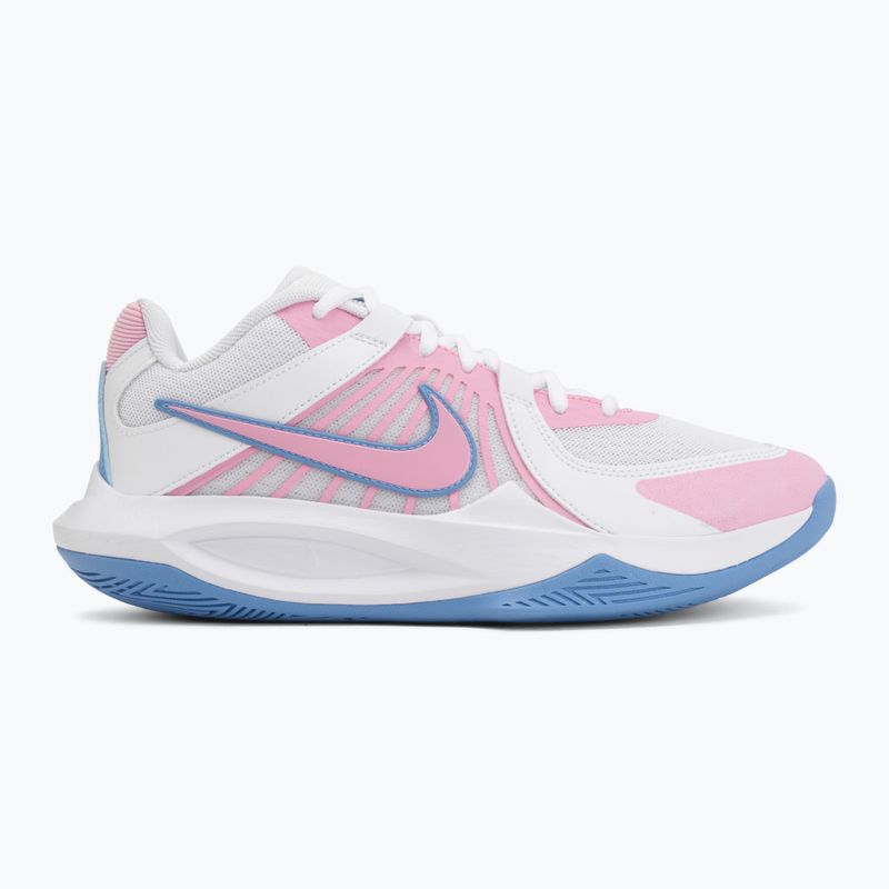Volleyballschuhe Nike Zoom Hyperspeed Court 2 white/pink rise/valor blue 2