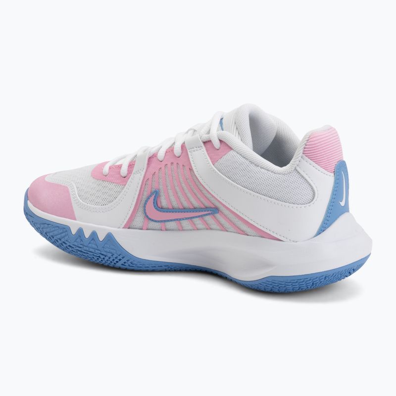 Volleyballschuhe Nike Zoom Hyperspeed Court 2 white/pink rise/valor blue 3