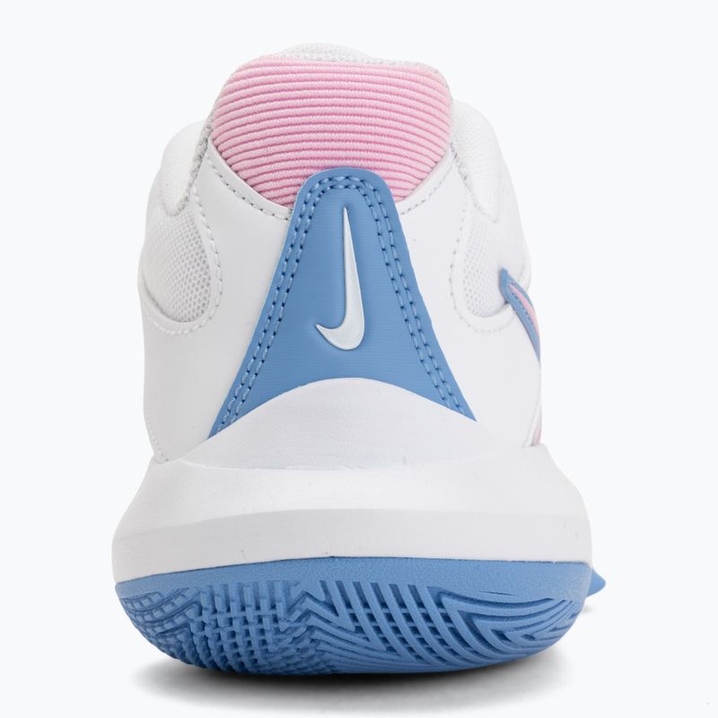 Volleyballschuhe Nike Zoom Hyperspeed Court 2 white/pink rise/valor blue 6