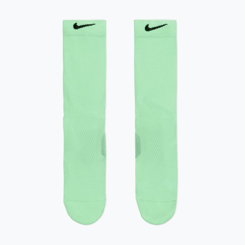 Socken Nike Run Midweight Crew cucumber calm/black/black 2