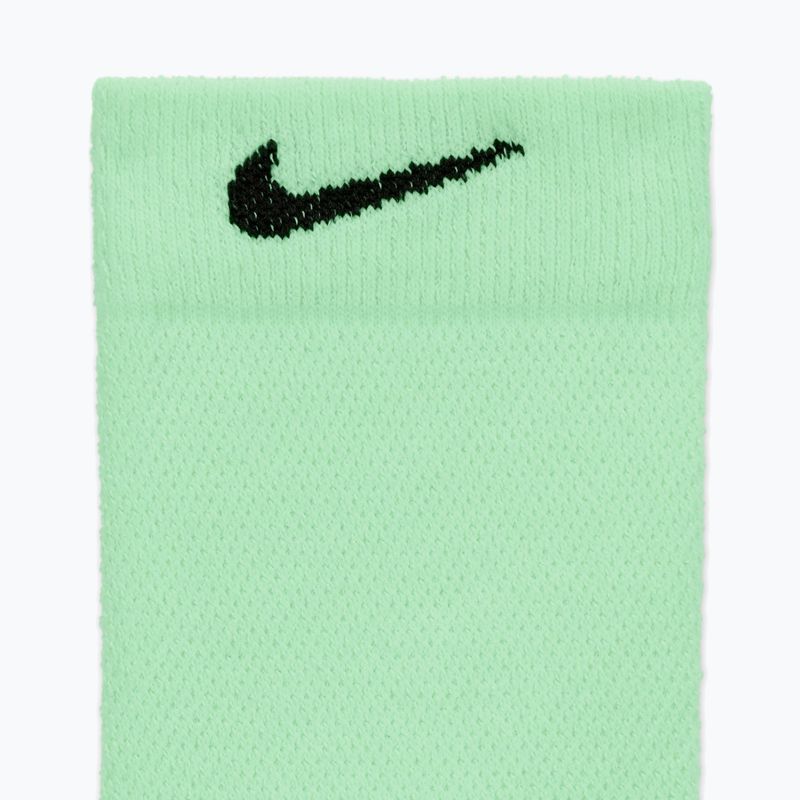 Socken Nike Run Midweight Crew cucumber calm/black/black 4