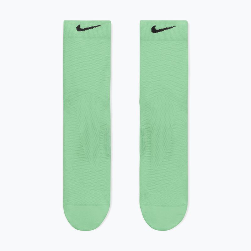 Socken Nike Run Midweight Micro Crew cucumber calm/black/black 2
