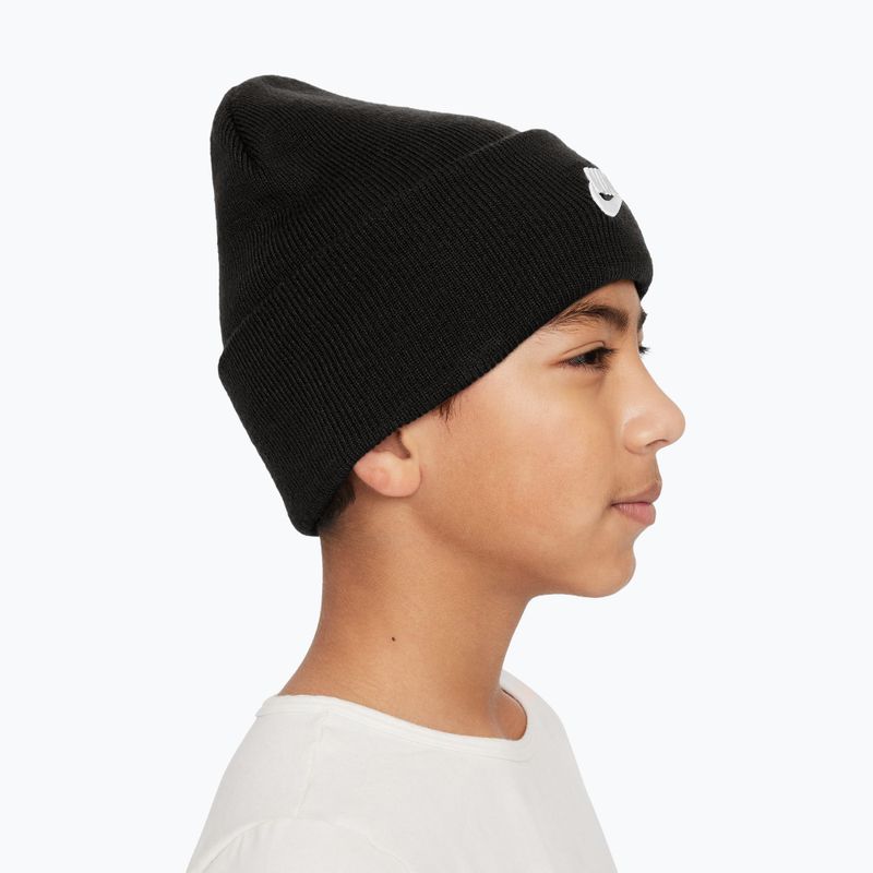 Kinder-Wintermütze Nike Peak black heather/white 3