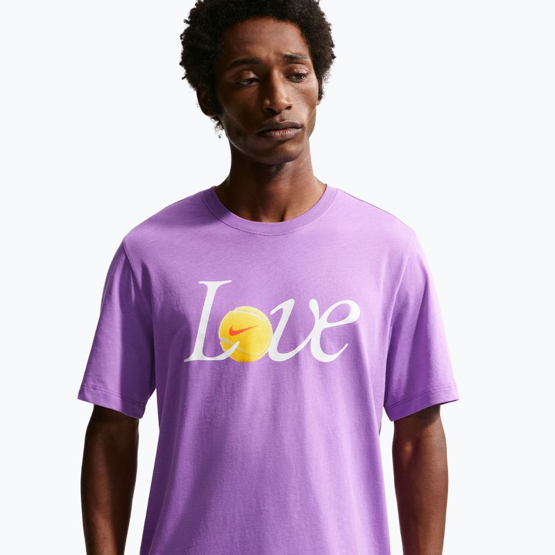 Herren-Tennisshirt Nike Court Love bright violet 4